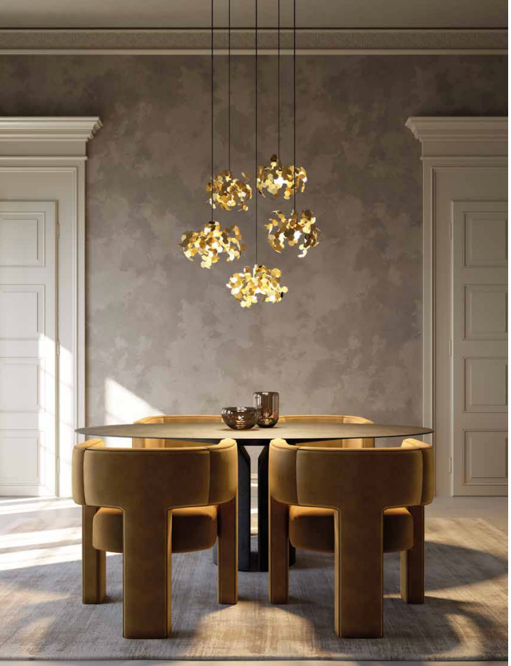 Andromedina pendant lamp by Zava Luce, Italian designer pendant light with sculptural contemporary design for luxury interiors ✨