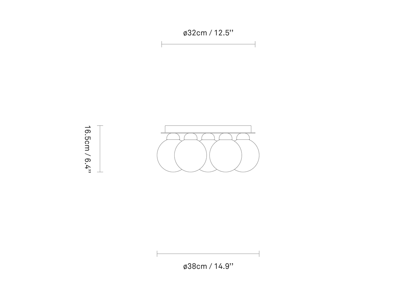 Apiales 7 PlafondLamp by Nuura