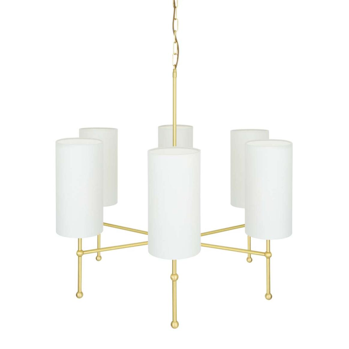 Arizona Brass Chandelier by Mullan Lighting featuring a bold brass finish, elegant chandelier design, and warm ambient illumination for modern and classic interiors