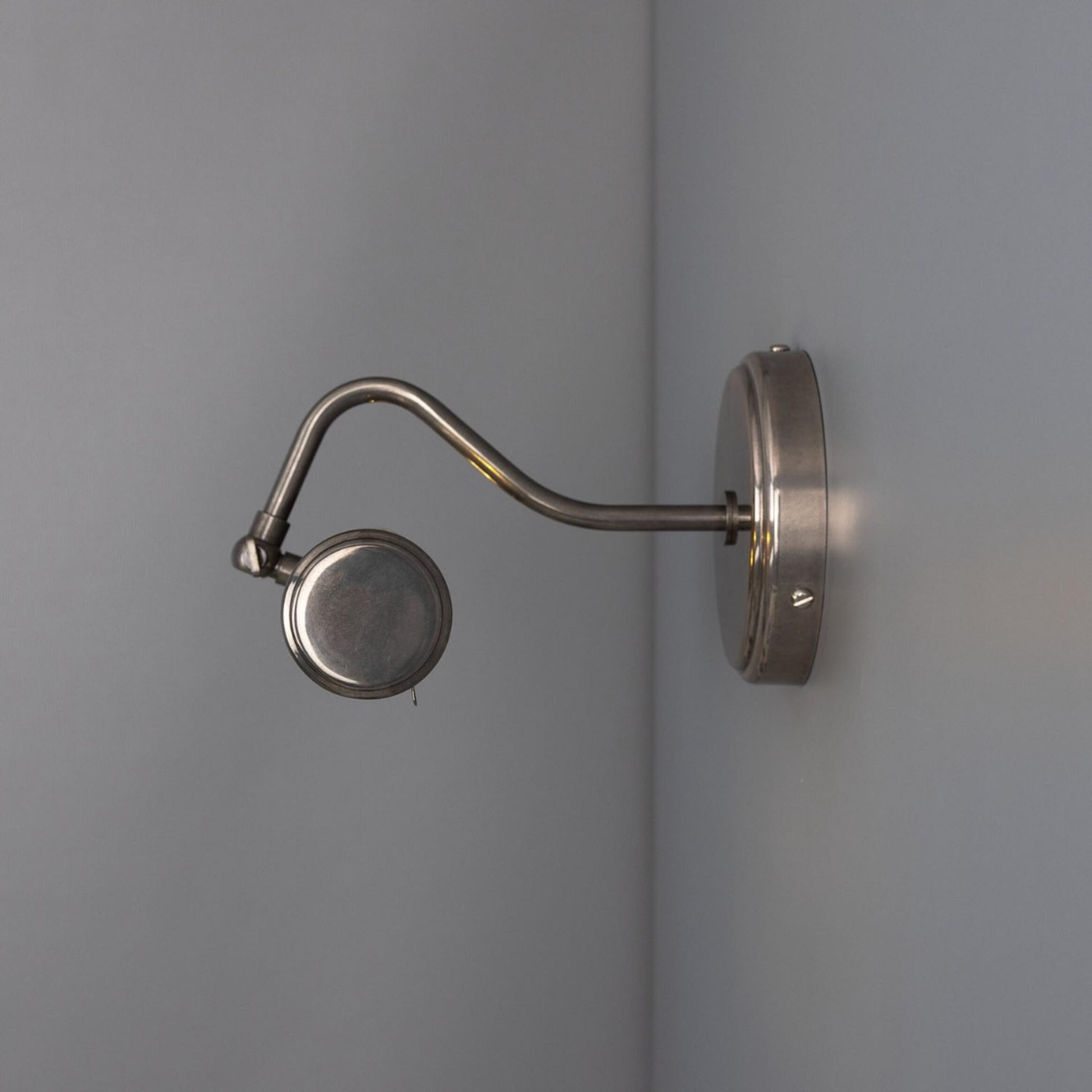 Belfast Picture Light by Mullan Lighting in a classic brass finish, designed to illuminate artwork, mirrors, and decorative wall features