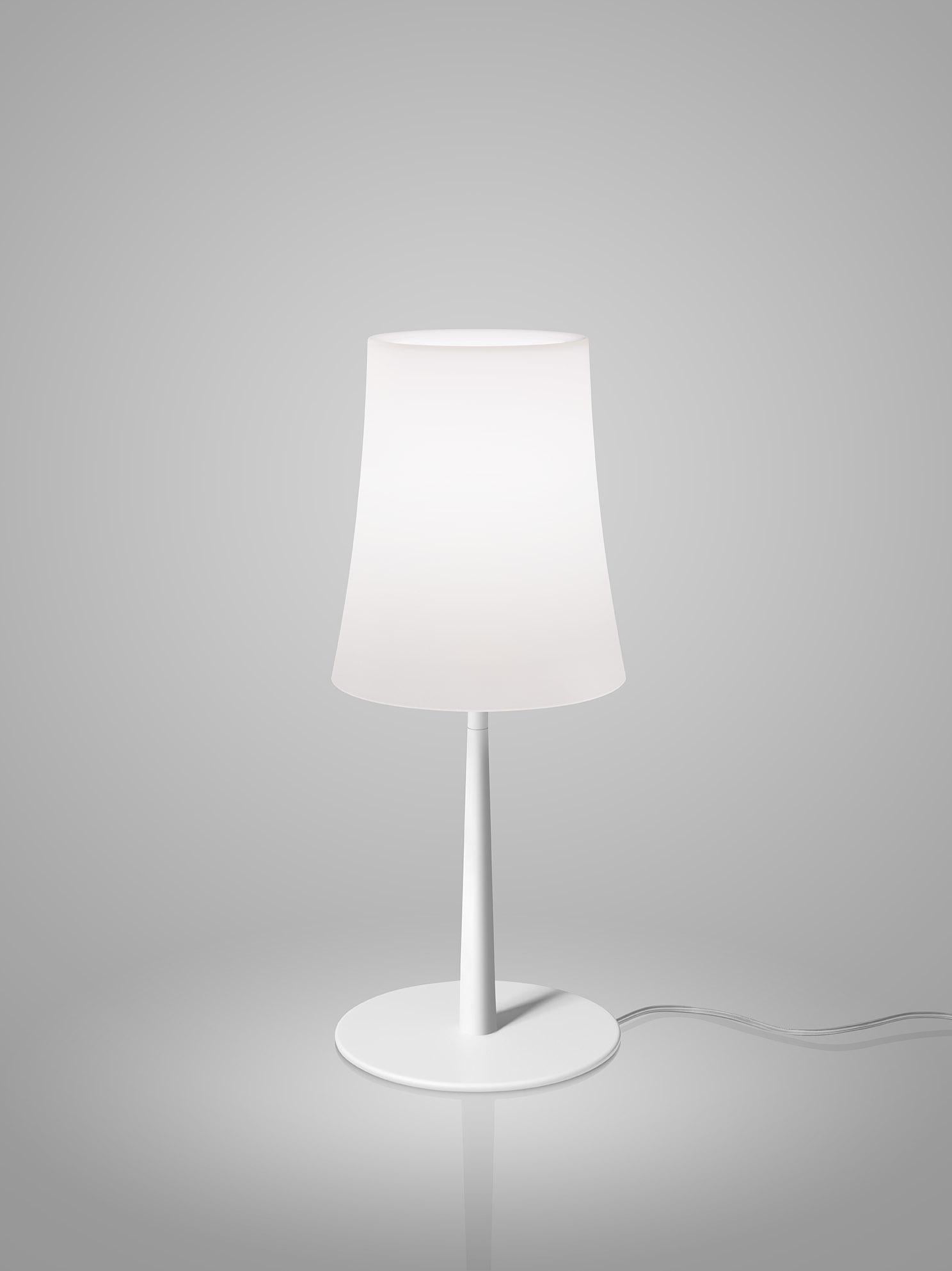 Led Lamp Simple White Table Lamp Birdie Easy Table Lamp By