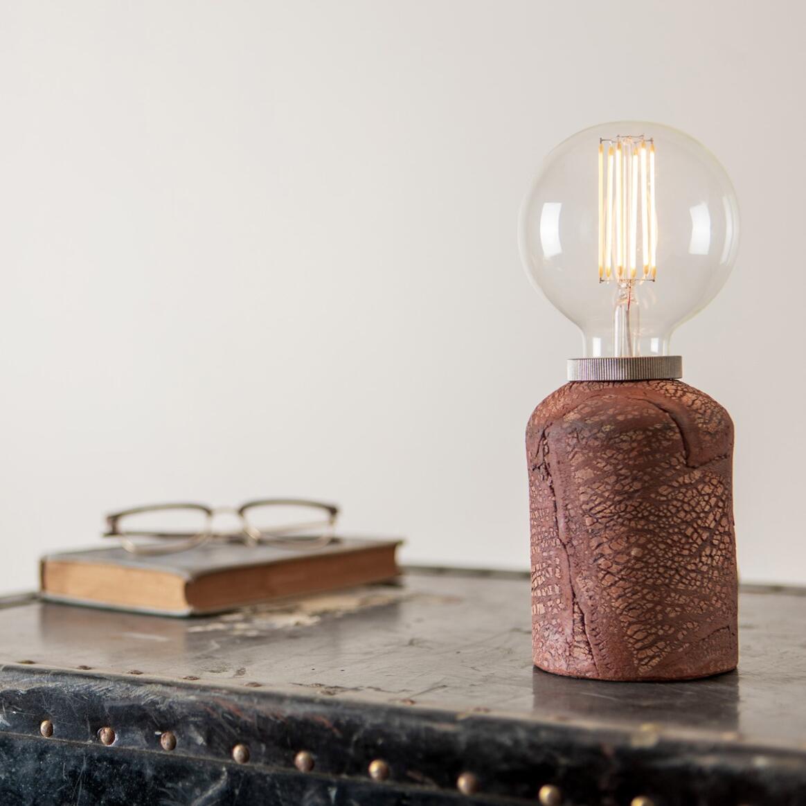 Bixa Small Table Lamp by Mullan Lighting – stylish, compact table lamp with contemporary design and elegant finish, available at Angel Ventures, Mumbai.