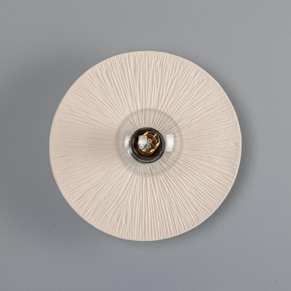 Bog Oak Ceramic Wall Lamp by Mullan Lighting