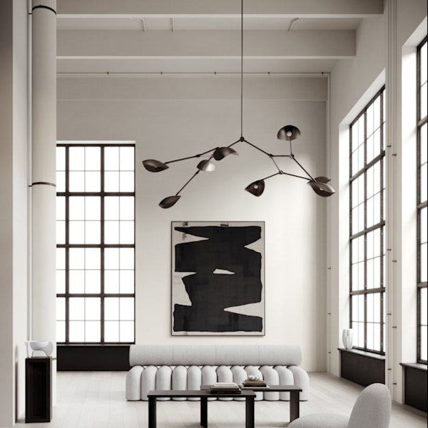 Stingray Grande Chandelier by 101 Copenhagen featuring dramatic, flowing arms and a bold sculptural presence for modern luxury interiors.

