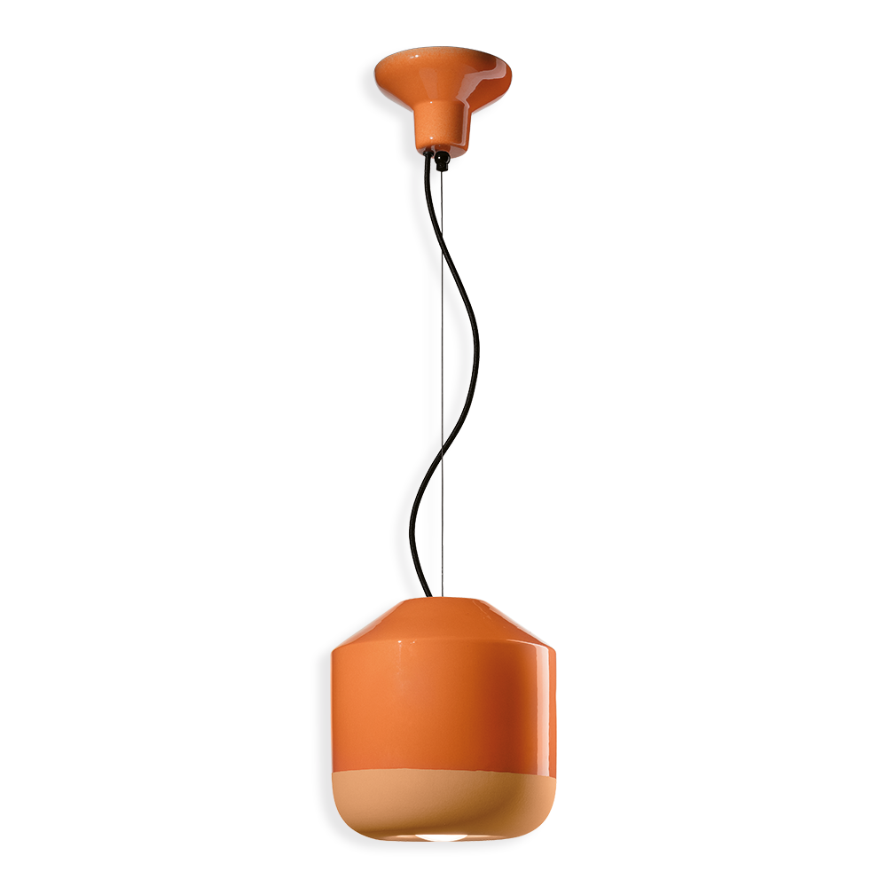 orange hanging light