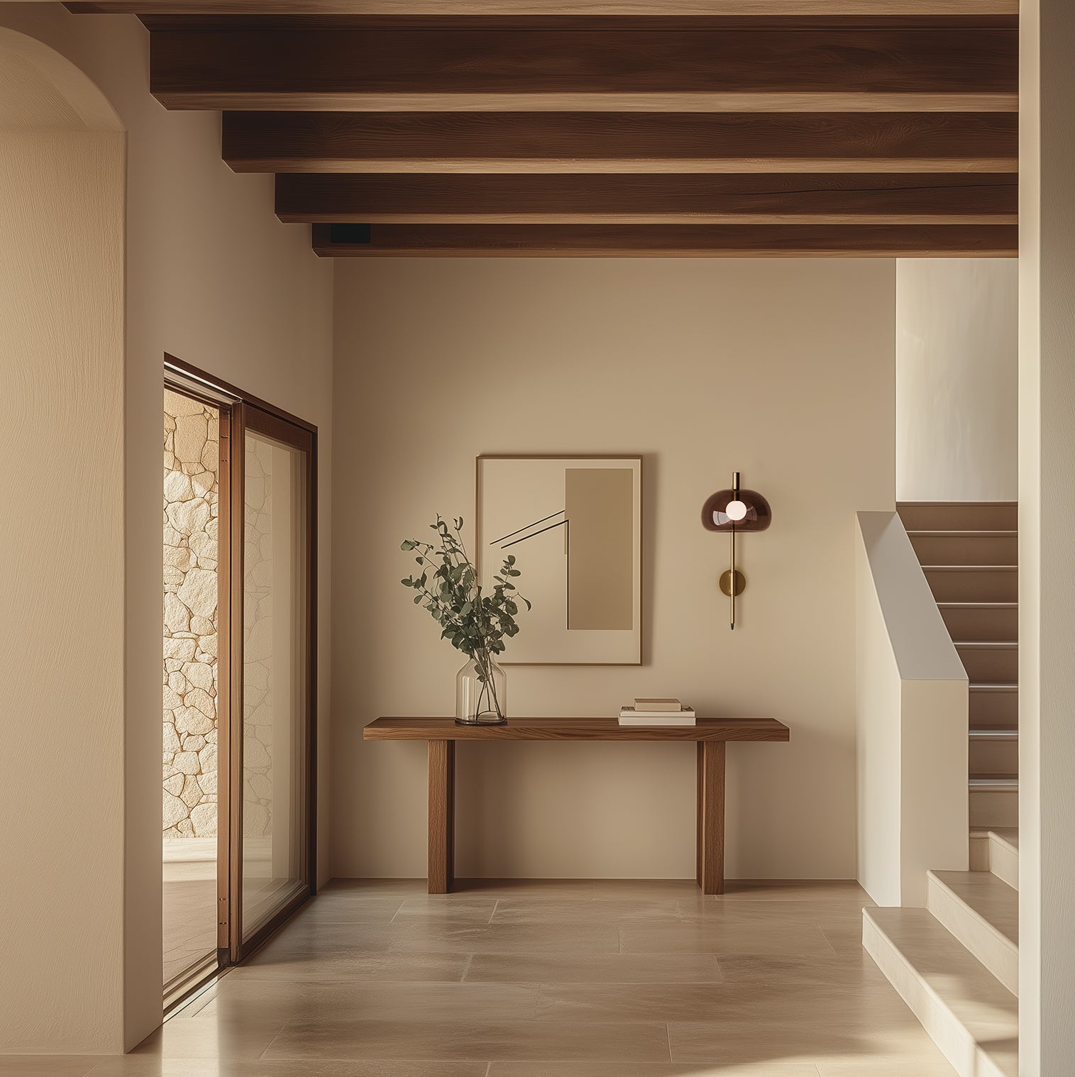 Cloud Wall Lamp by Aromas Del Campo mounted on wall with soft, diffused warm light.