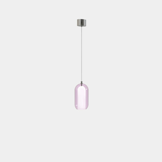 AERON© Pendant Lamp by Cangini & Tucci with hand-blown glass and minimalist design.