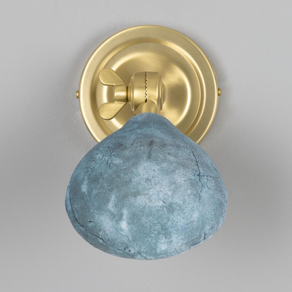 Coco Ceramic Wall Lamp by Mullan Lighting featuring a handcrafted ceramic shade with elegant, modern styling for warm, ambient illumination