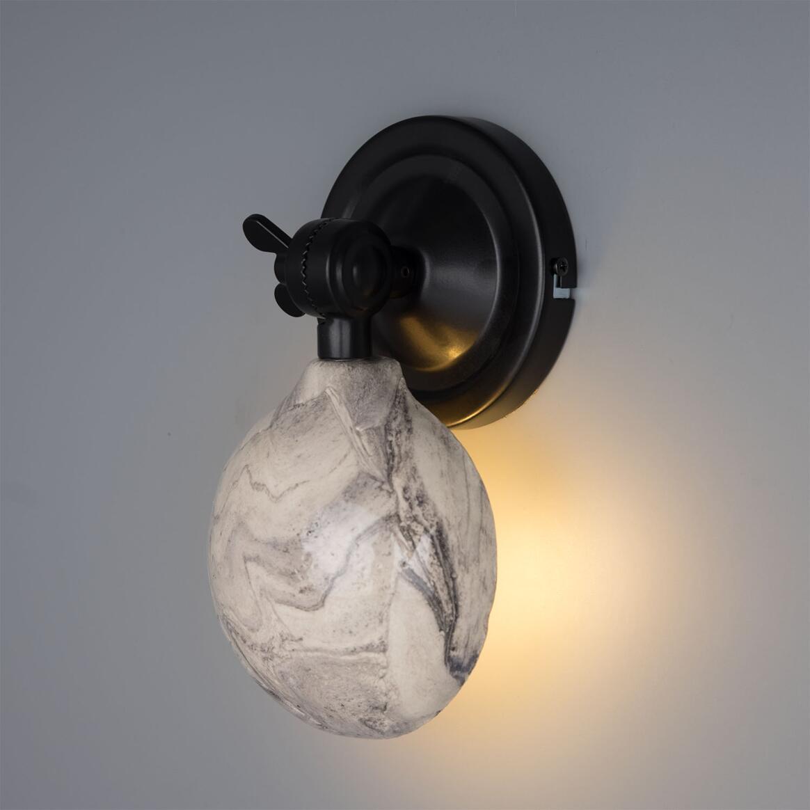 Coco Ceramic Wall Lamp by Mullan Lighting featuring a handcrafted ceramic shade with elegant, modern styling for warm, ambient illumination