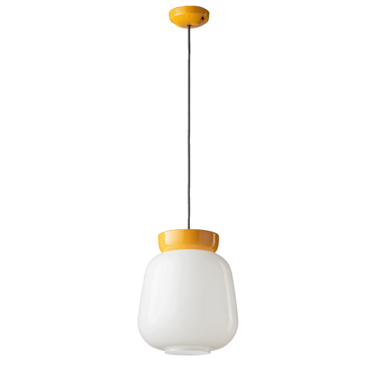 C2742 Pendant Light by Ferroluce featuring handcrafted ceramic design, modern Italian pendant lighting for dining rooms and stylish interiors.