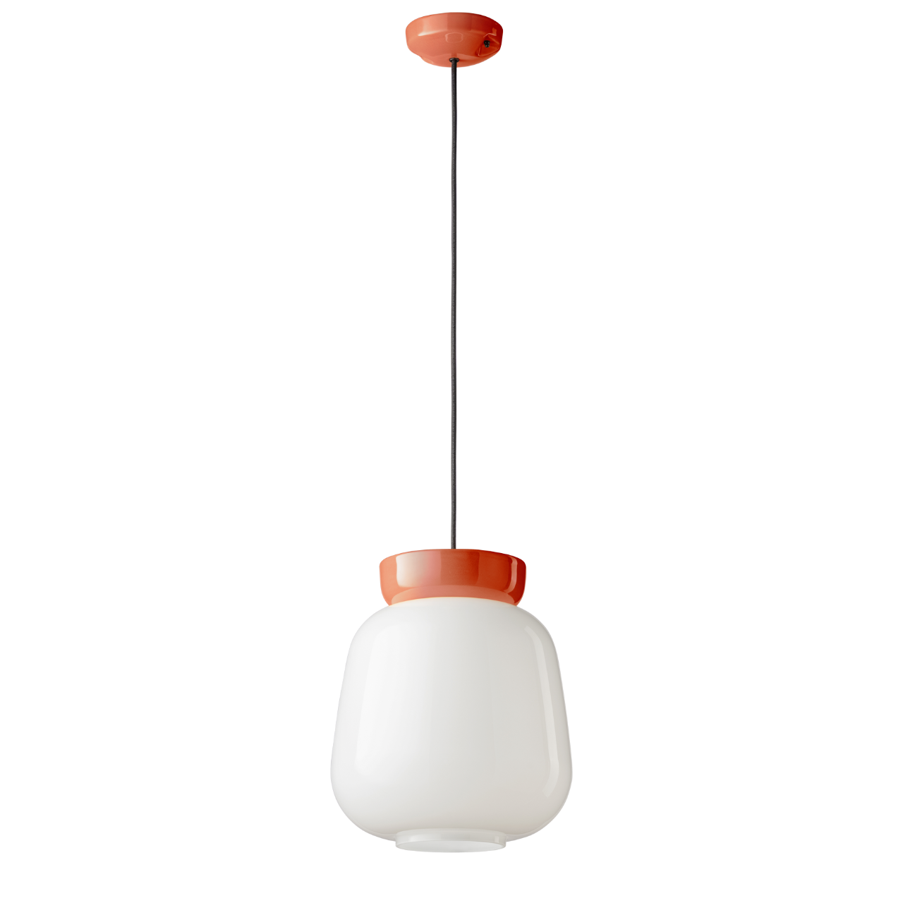 C2742 Pendant Light by Ferroluce with handcrafted ceramic design, Italian pendant lighting for dining areas and modern interiors.