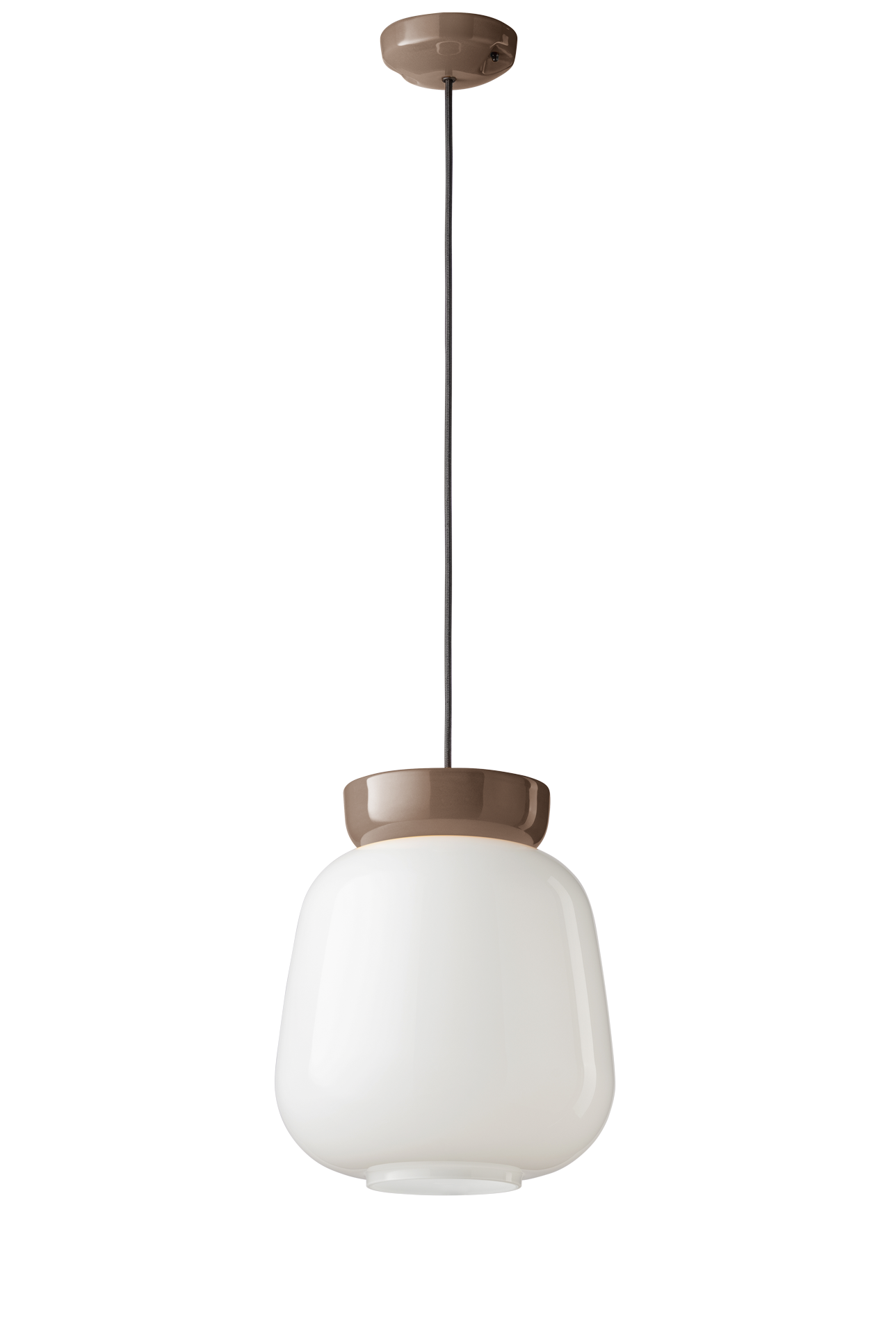 C2742 Pendant Light by Ferroluce with handcrafted ceramic design, Italian pendant lighting for dining areas and modern interiors.