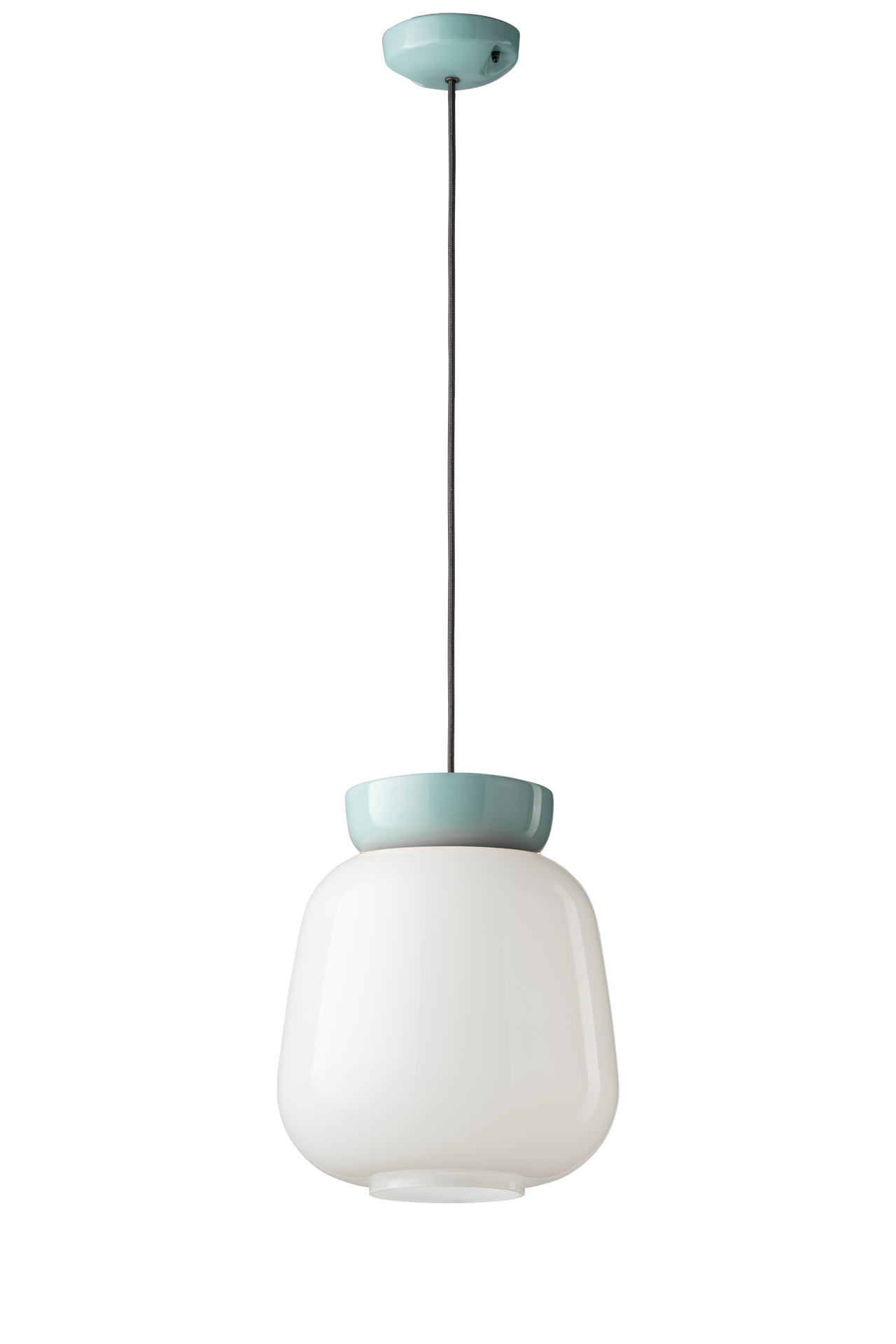 C2742 Pendant Light by Ferroluce with handcrafted ceramic design, Italian pendant lighting for dining areas and modern interiors.