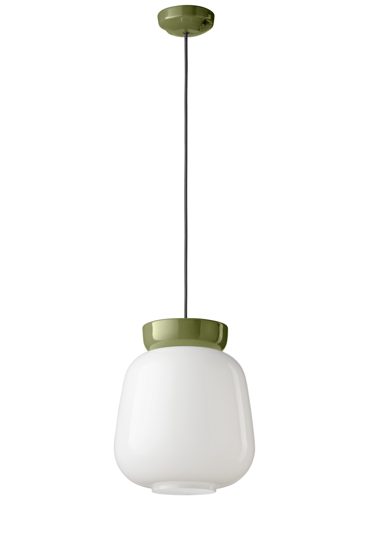C2742 Pendant Light by Ferroluce with handcrafted ceramic design, Italian pendant lighting for dining areas and modern interiors.