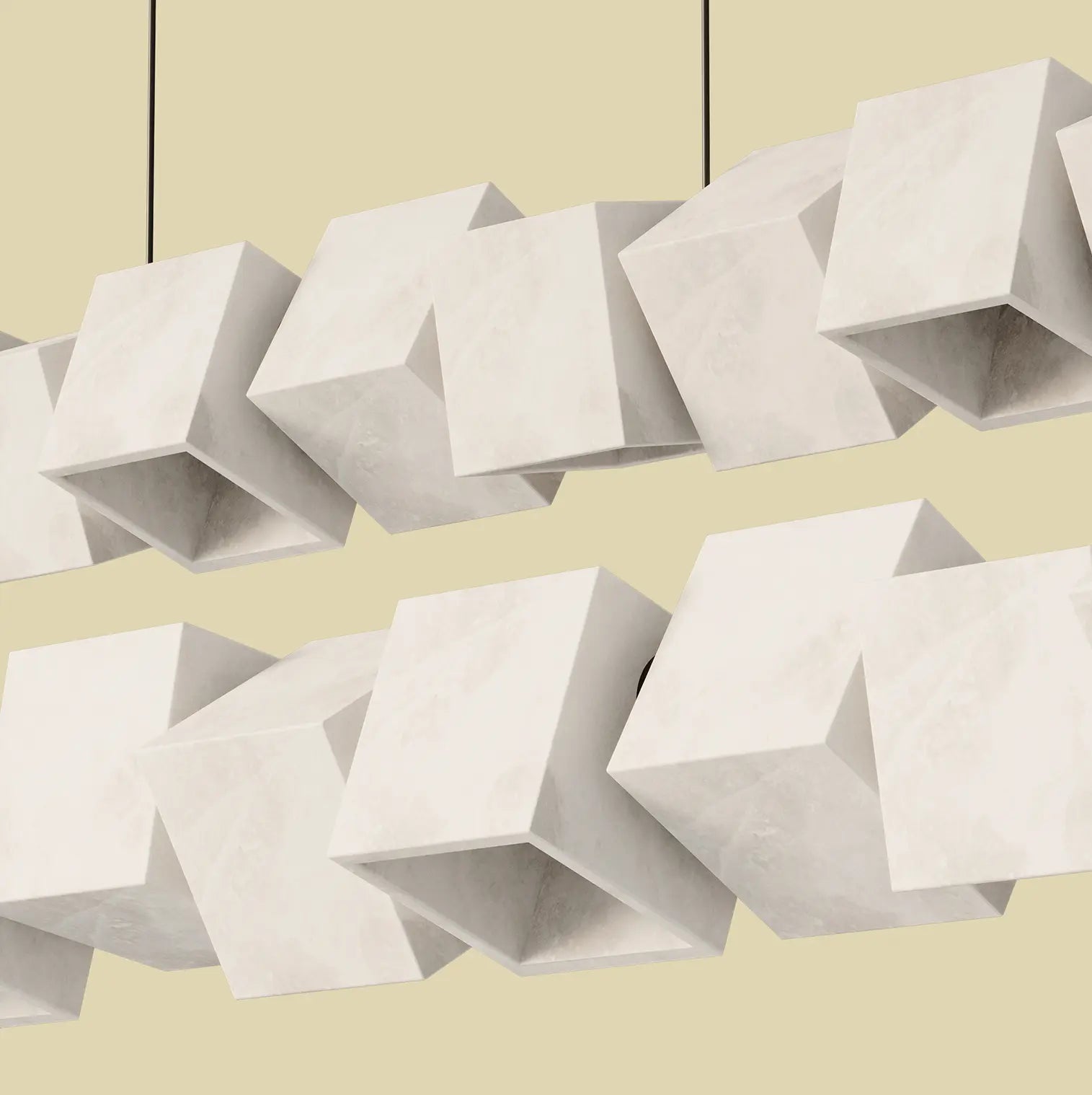 Cubic C1344/L pendant lamp by Aromas Del Campo, modern designer pendant light with geometric styling for luxury contemporary interiors ✨