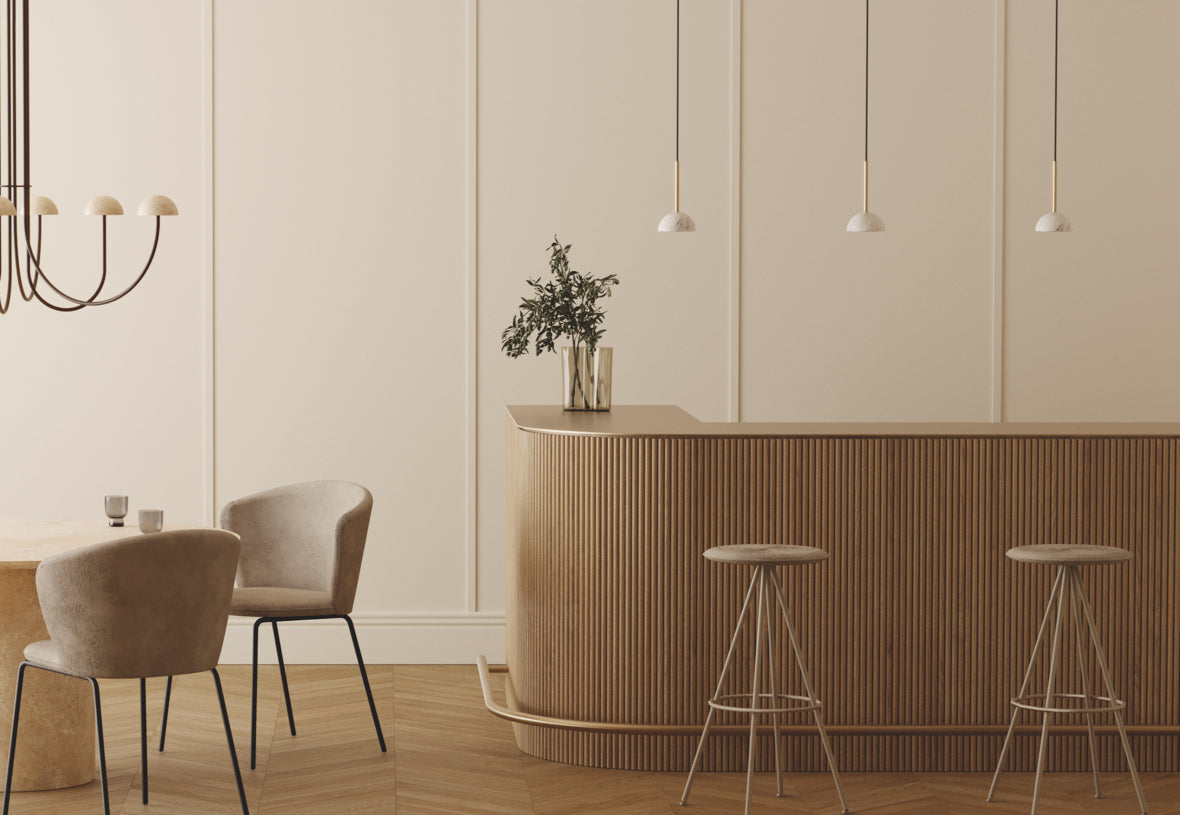 Dussa pendant lamp by Aromas Del Campo, modern designer hanging light with elegant contemporary style for luxury interiors ✨