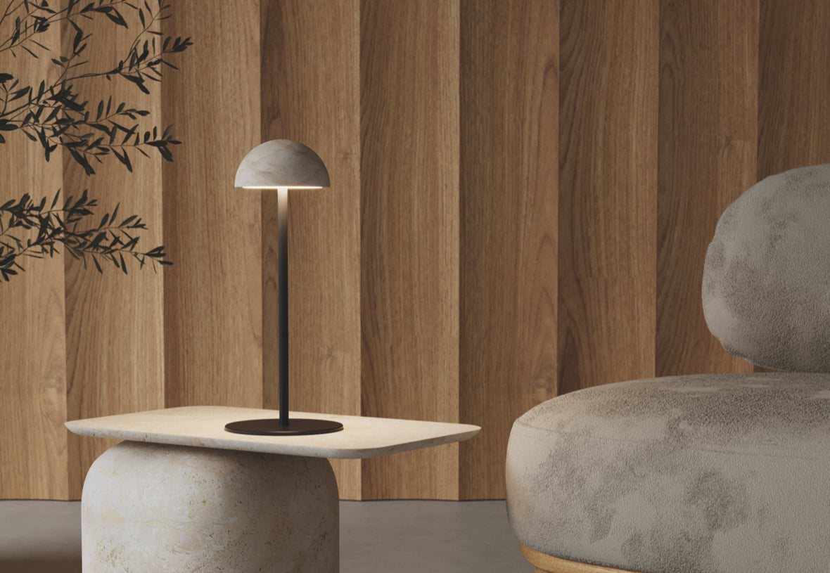 Dussa table lamp by Aromas Del Campo, modern designer table light with elegant minimalist design for luxury contemporary interiors ✨
