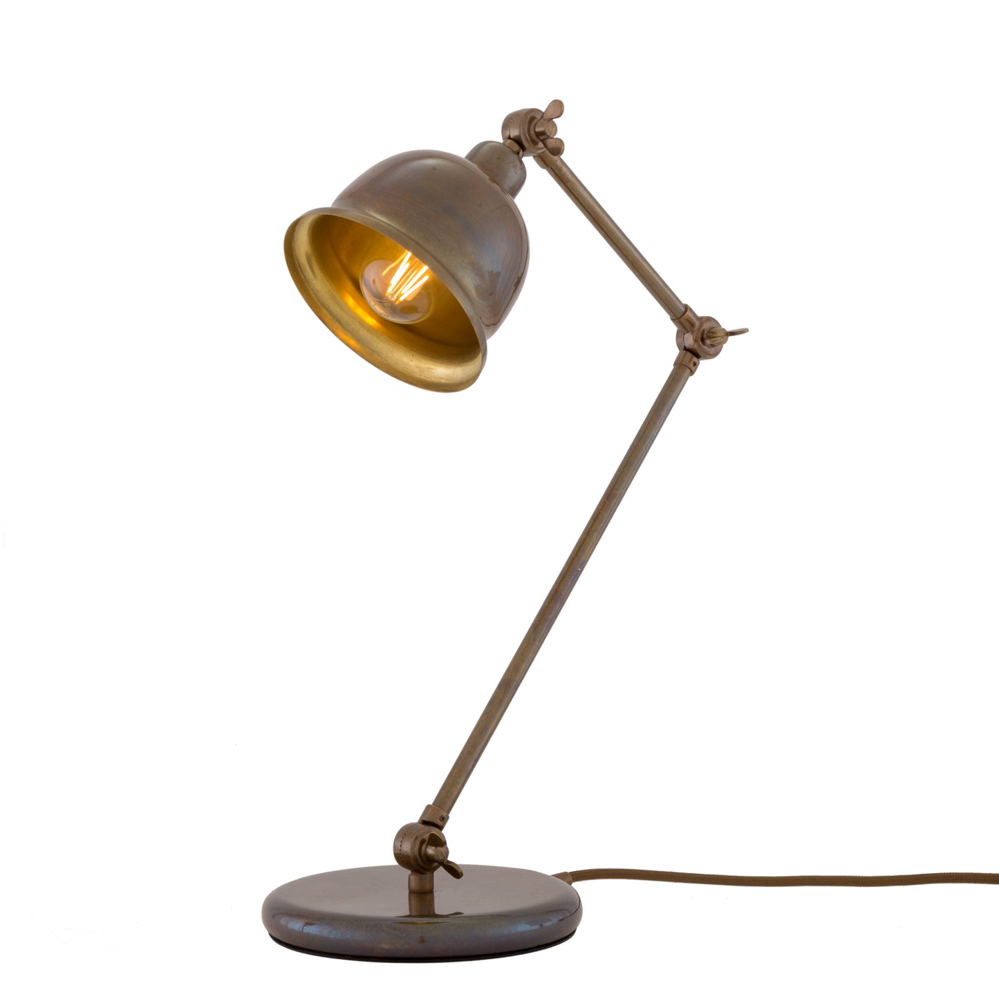 Dale Vintage Bell Table Lamp by Mullan Lighting – traditional bell-shaped table lamp with antique-inspired detailing.