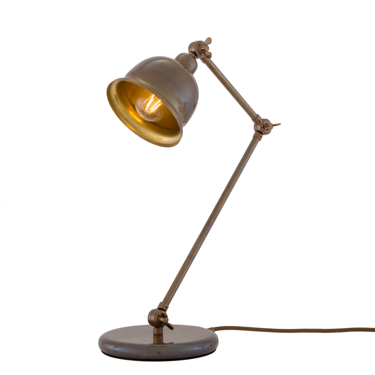Dale Vintage Bell Table Lamp by Mullan Lighting – traditional bell-shaped table lamp with antique-inspired detailing.
