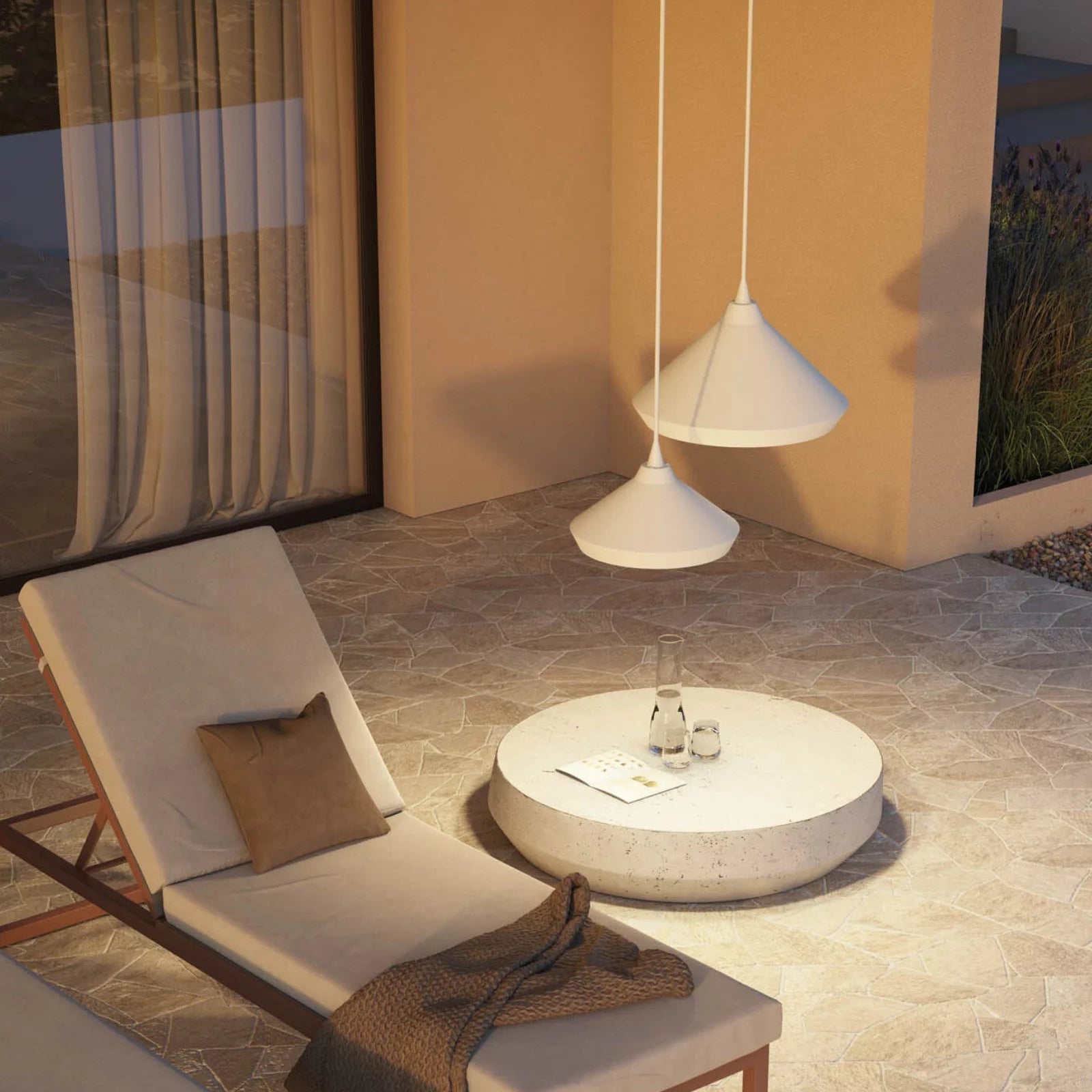 Driyos Outdoor Suspension Light by Zava Luce, Italian designer outdoor light with contemporary design for luxury outdoor spaces ✨
