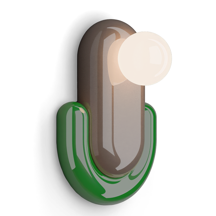 Eclair C2770 wall light by Ferroluce, vintage ceramic lamp with warm glow, perfect for luxury interiors, premium decorative lighting