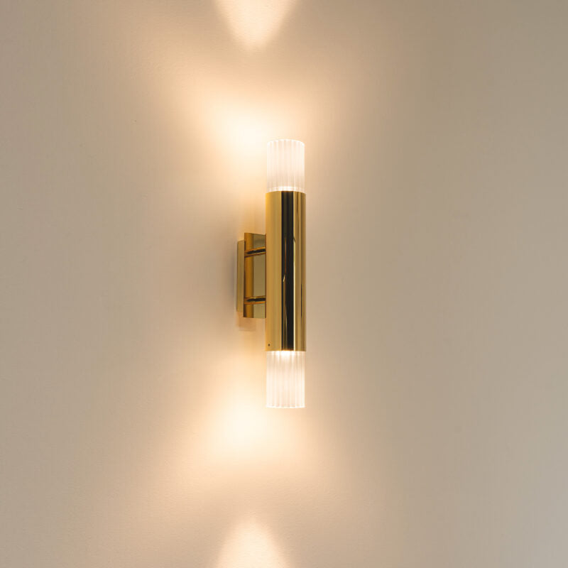 Embrace wall lamp by Ilfari, modern European designer wall lighting with sculptural luxury design for premium interiors