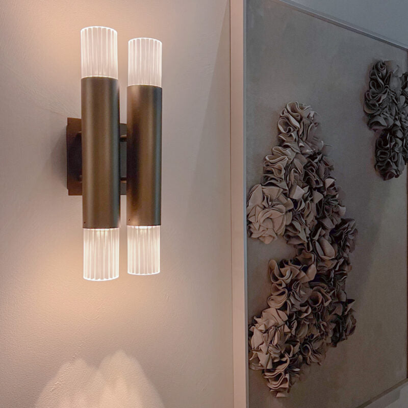 Embrace wall lamp by Ilfari, modern European designer wall lighting with sculptural luxury design for premium interiors