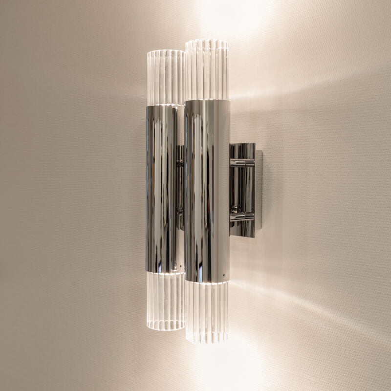 Embrace wall lamp by Ilfari, modern European designer wall lighting with sculptural luxury design for premium interiors