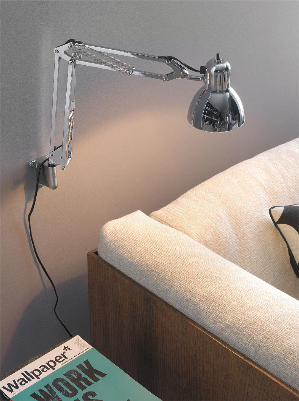 Wall mounted Study Lamp, wall study lamp Pivot, adjustable wall study lamps, metal Adjustable task Wall lamp