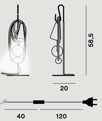 Filo Table Lamp by Foscarini