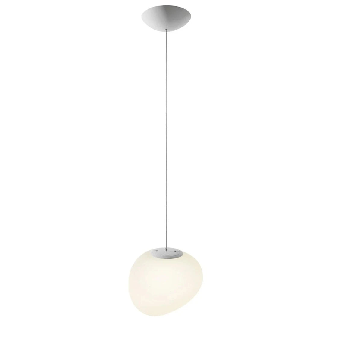 White glass lamps, deco lamps for home, decorative glass hanging light, organic pendant light design, designer suspended light