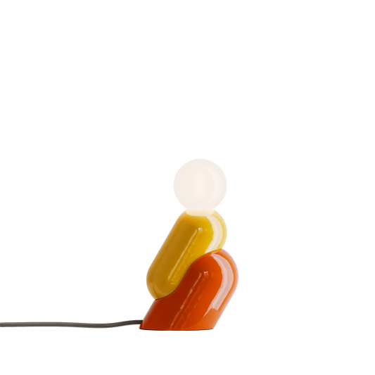 C2820 Tata Table Lamp by Ferroluce, contemporary designer lamp with warm light for living room or bedside.