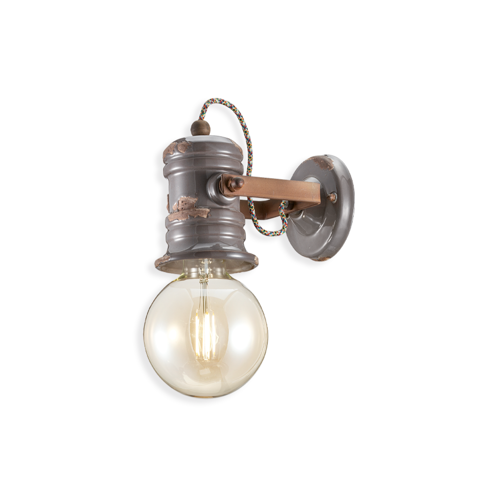 distressed wall lamp and sconce, retro wall lamp and sconce, vintage wall lamp and sconce, best lighting design, italian lighting online, shop lights, wall light, wall lamp, best lighting brands in india