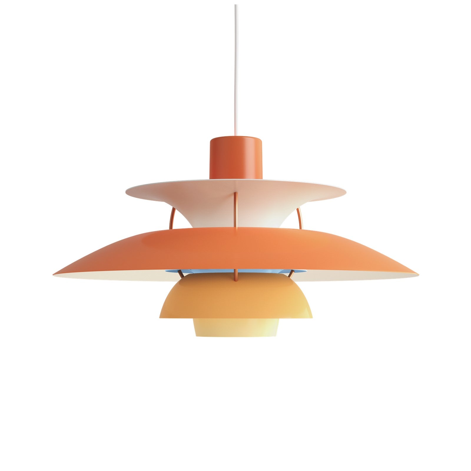 orange pendant lamp