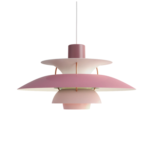 pink pendant light