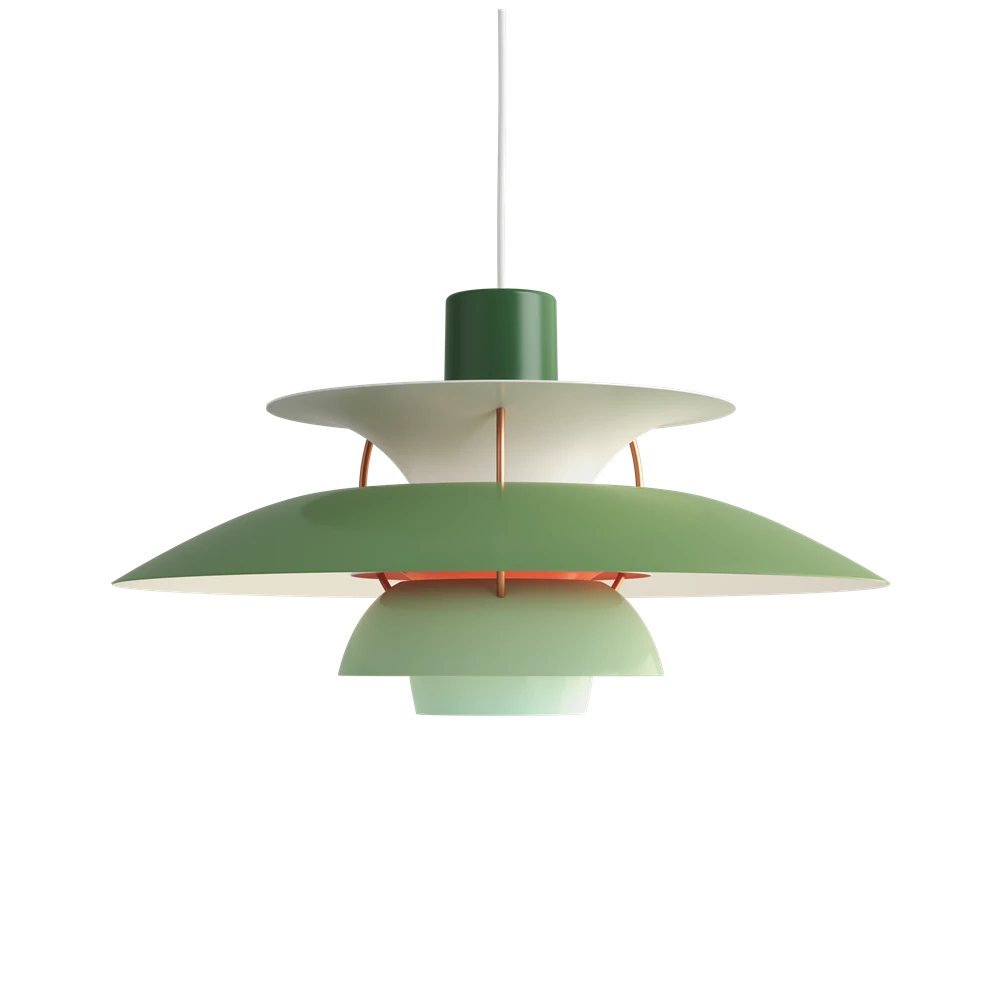 green pendant lamp