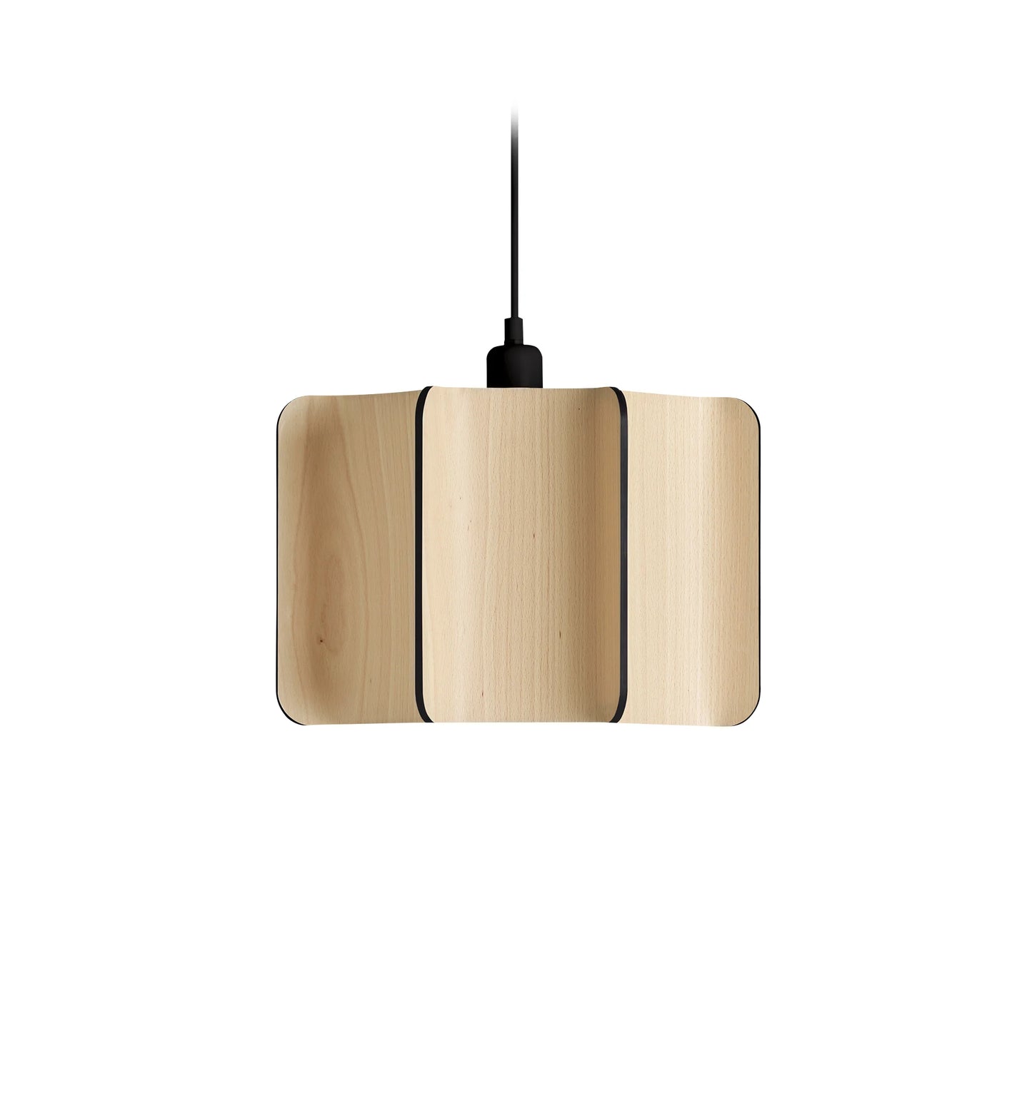 Wood large suspension lamp. Wood Suspended light. suspension lighting For Art Deco Interiors