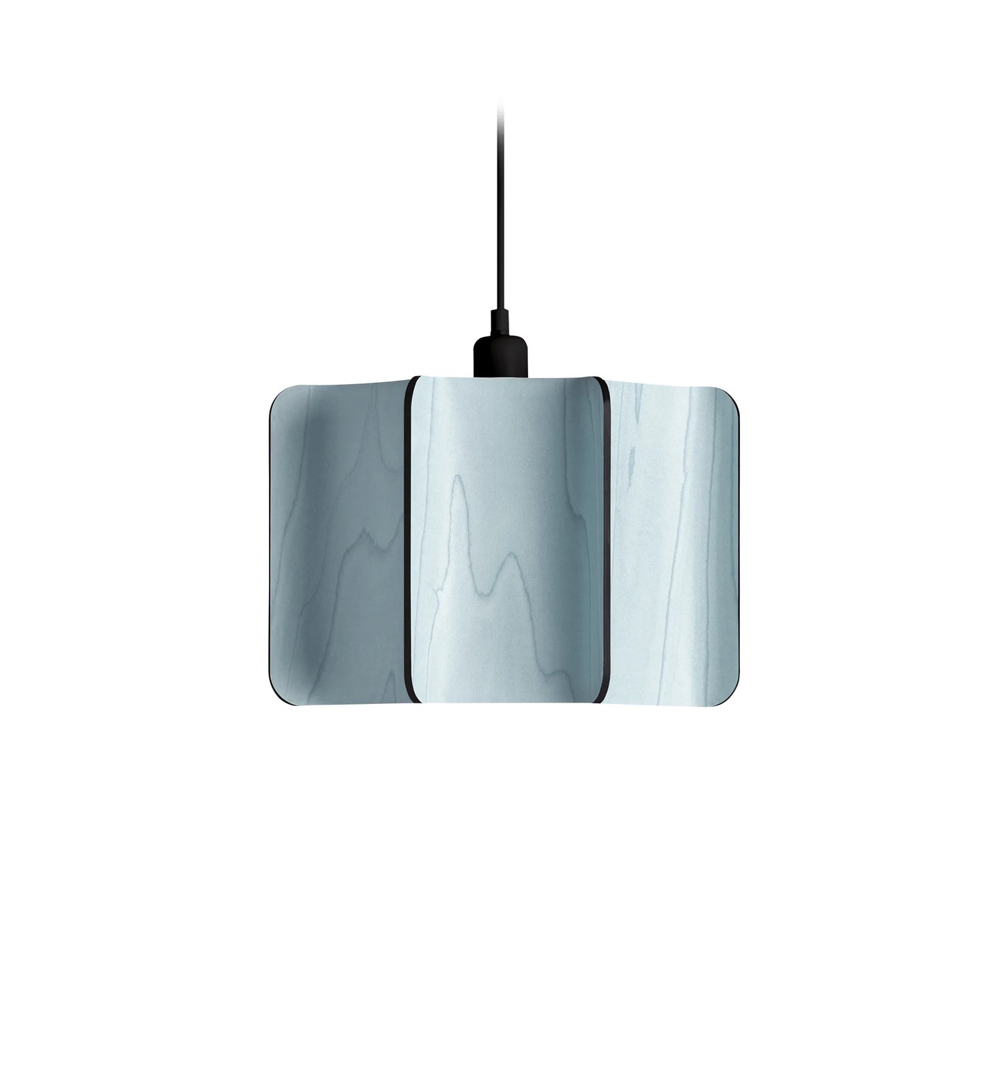 Wood large suspension lamp. Blue Wood Suspended light. suspension lighting For Bohemian Interiors