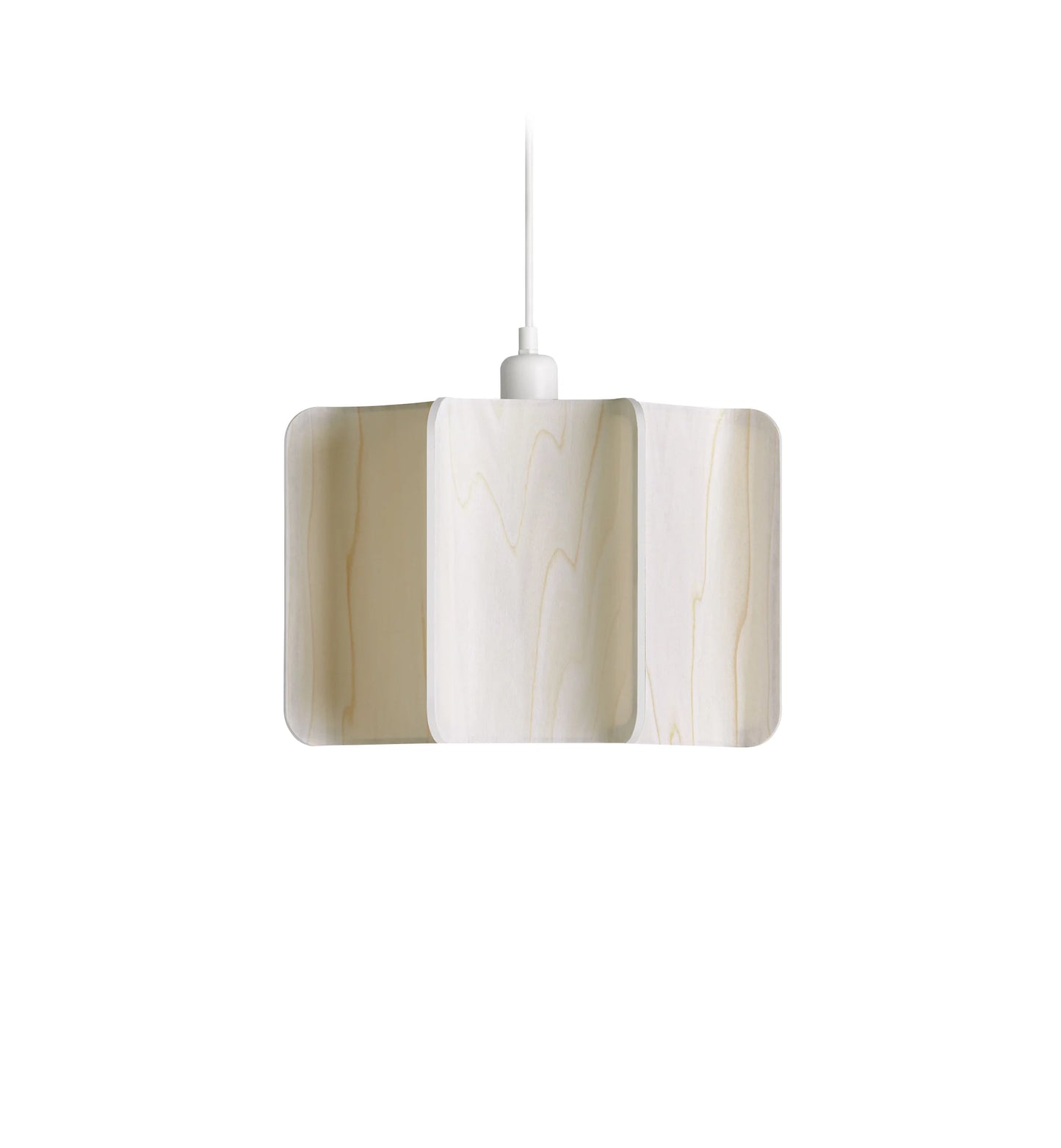 Wood large suspension lamp. white Wood Suspended light. suspension lighting For Contemporary