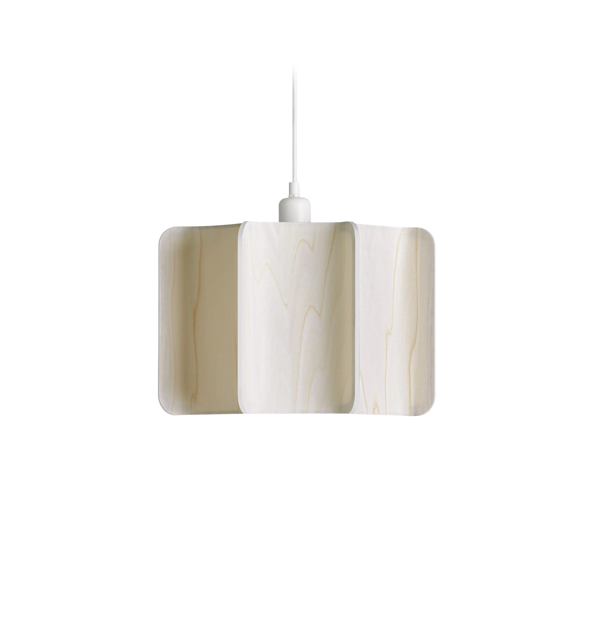 Wood large suspension lamp. white Wood Suspended light. suspension lighting For Contemporary