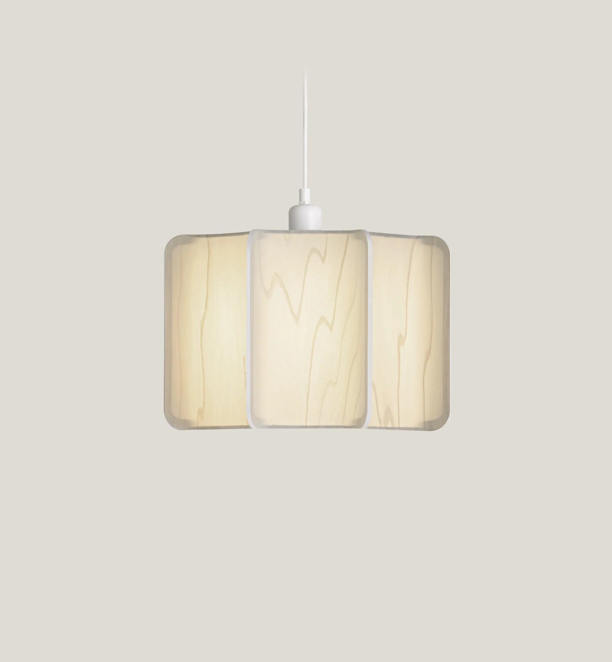 Wood large suspension lamp. white Wood Suspended light. suspension lighting For Contemporary