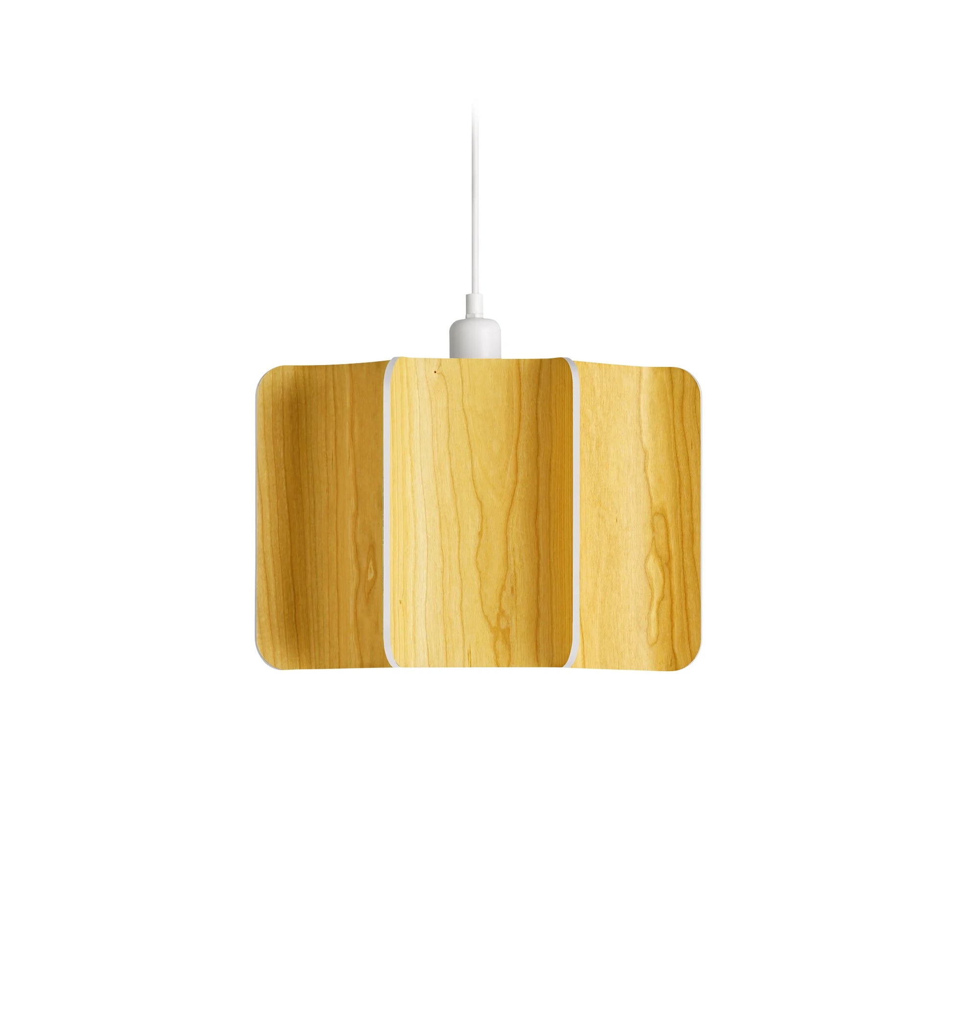 Wood large suspension lamp. Yellow Wood Suspended light. suspension lighting For Contemporary