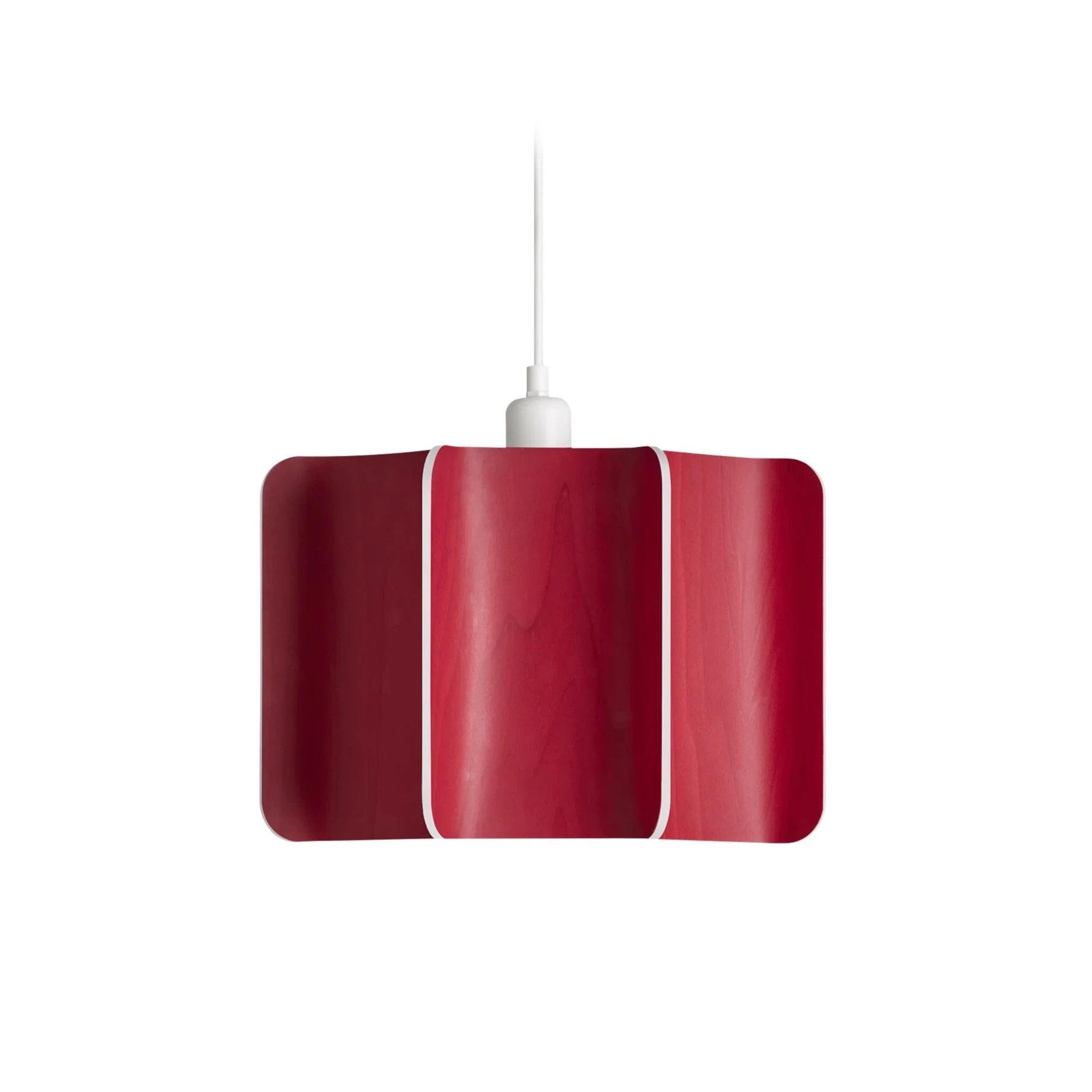 large pendant. Wood veneer Red Suspended light. suspension lighting For Chic 