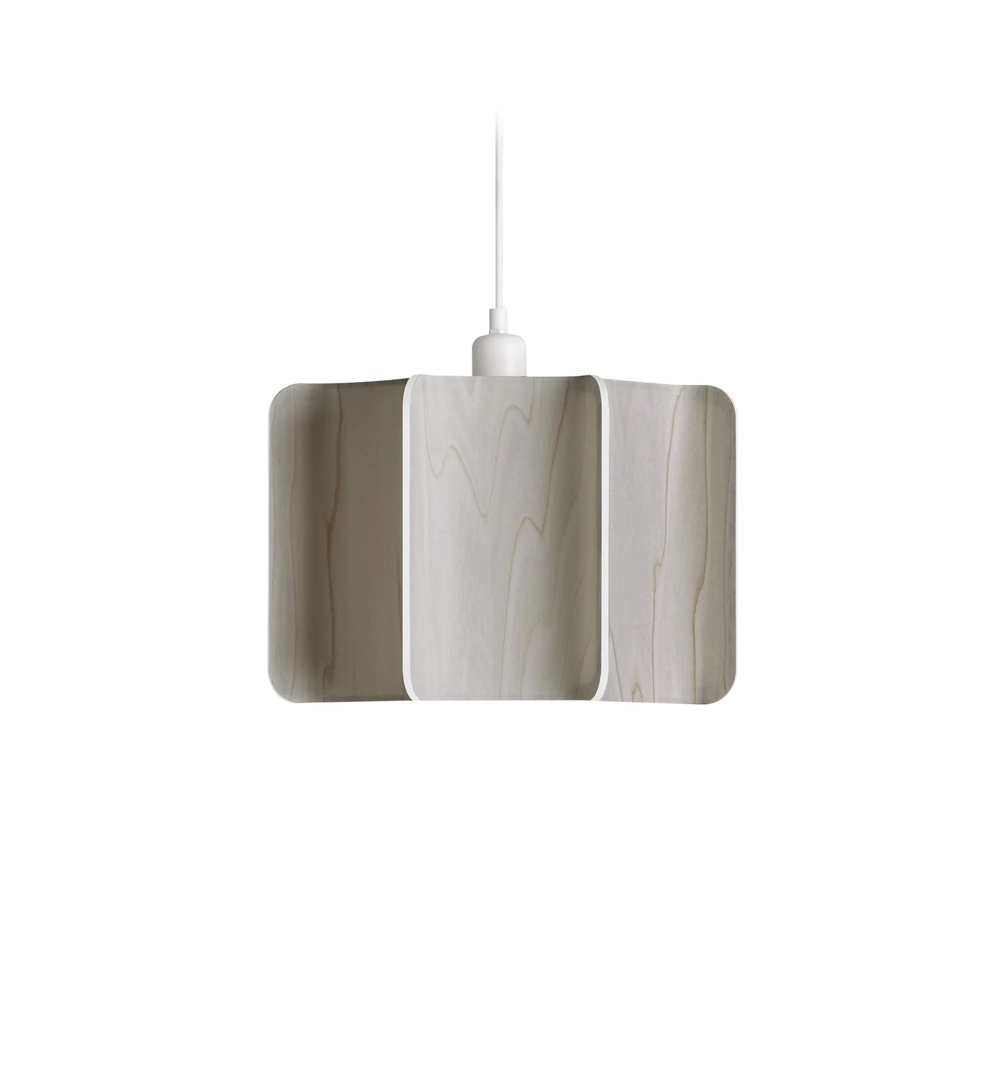 large pendant. Wood veneer grey Suspended light. suspension lighting For Contemporary