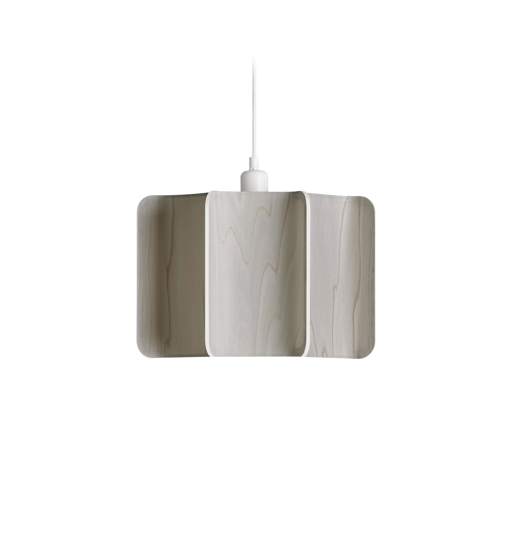 large pendant. Wood veneer grey Suspended light. suspension lighting For Contemporary