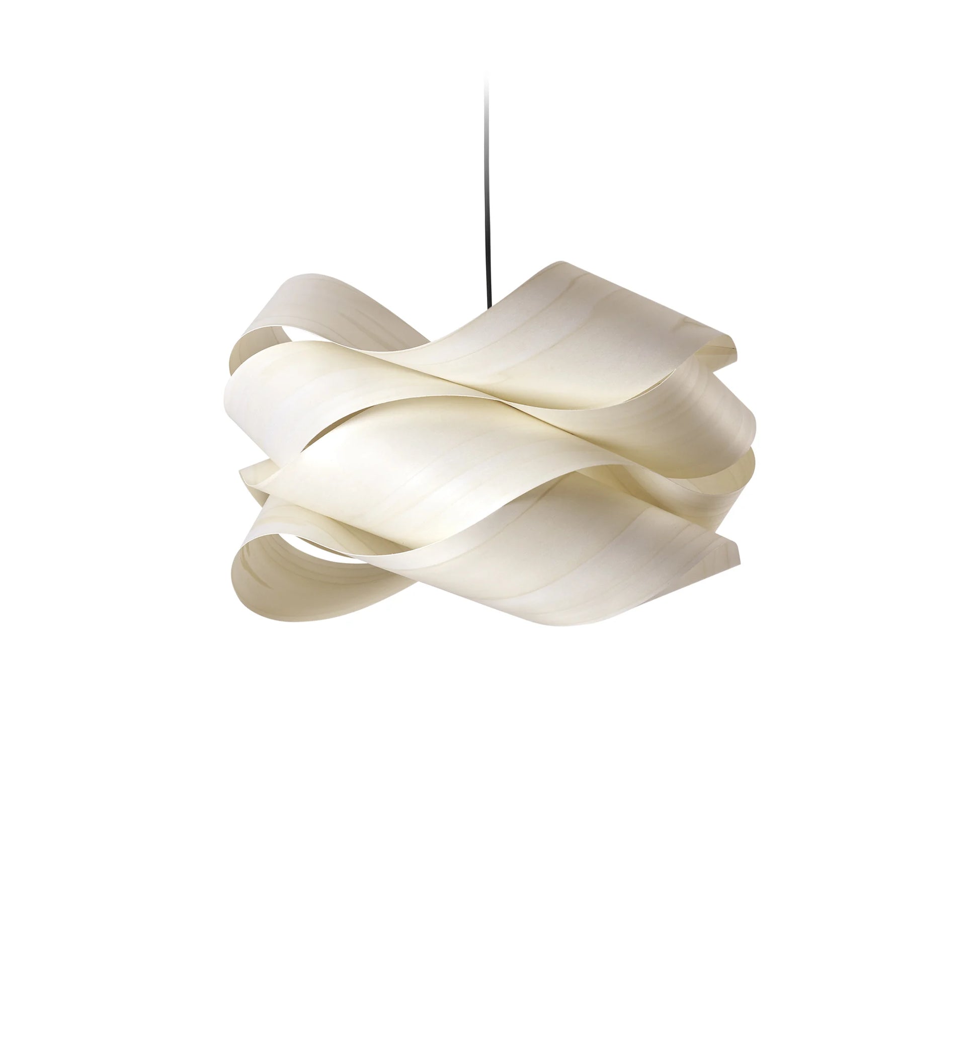 white  Veneer lamp. wood Suspension light