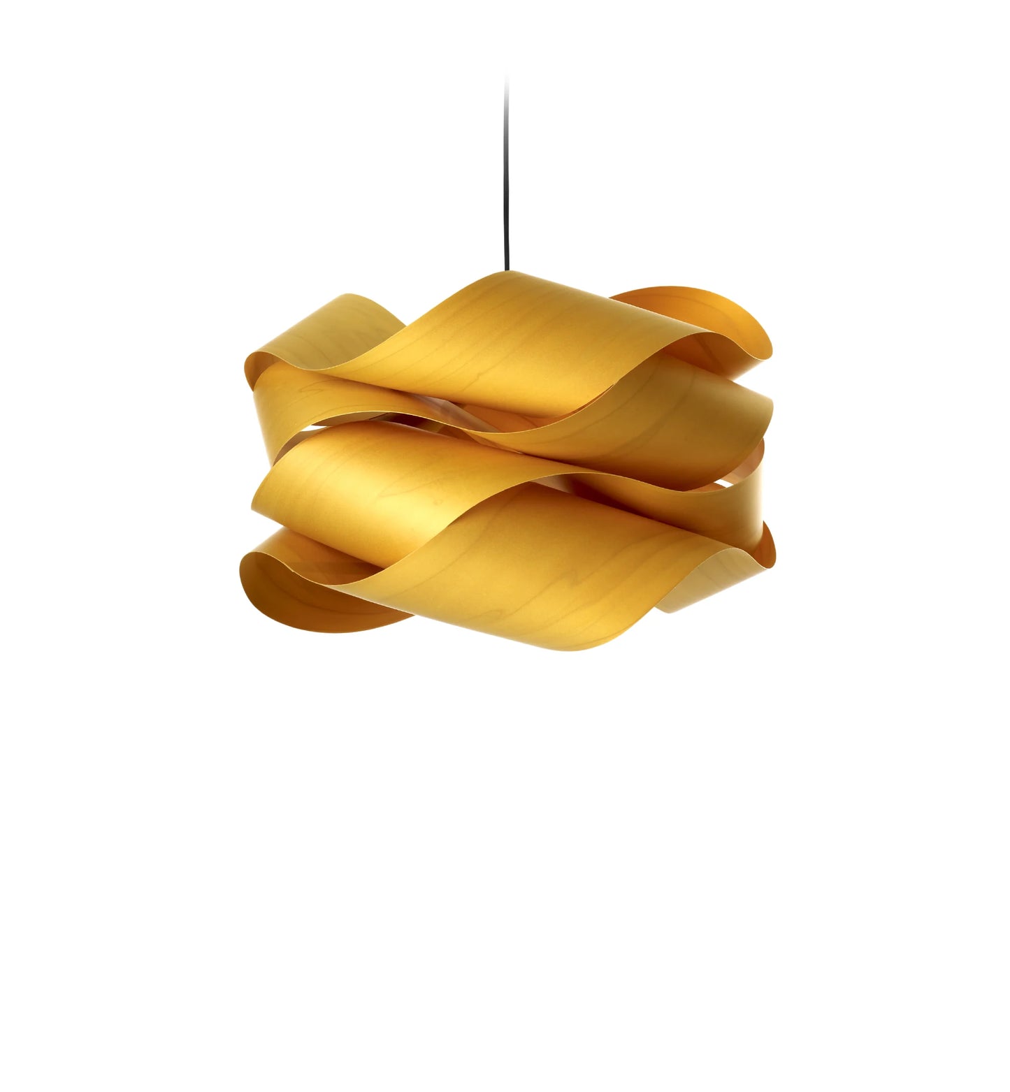 Yellow suspension lamp . light wight ceiling lamp. 