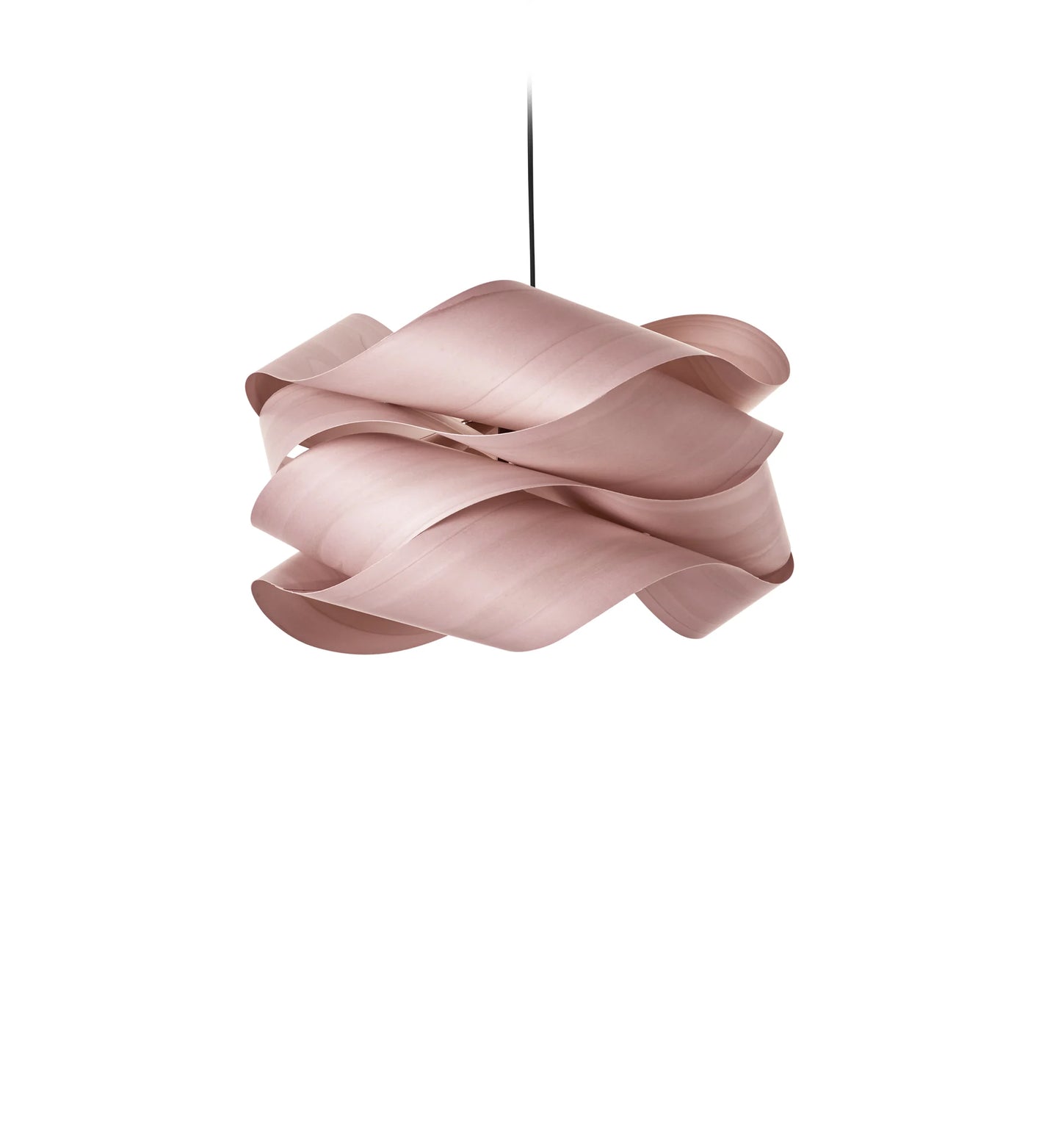 Pink Veneer lamp. pink wood  Suspension lamp