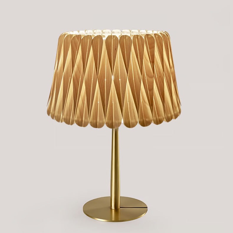 mini table lamp, best table lamp, Wood Veneer table lamp , White natural veneer table light, Luxury handmade table lamp, 