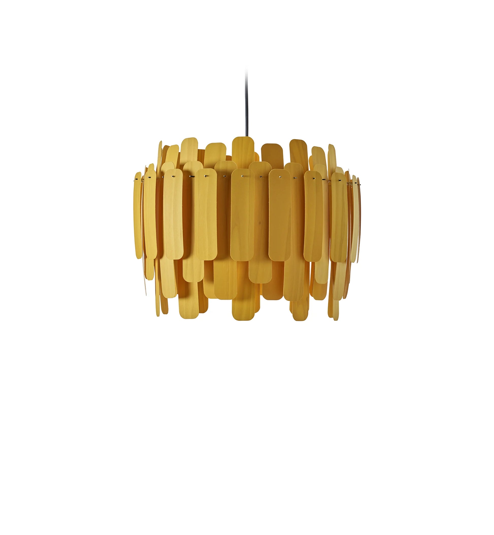 Yellow Wood Art Deco ceiling suspension lights. luxury lighting. walk-in-wardrobe Suspended lamp